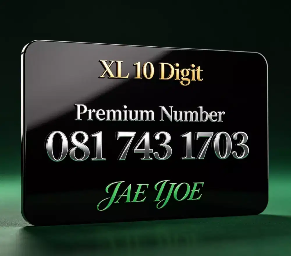 Nomor Cantik Premium Number Full Karakter XL 10 Digit JAE IJOE