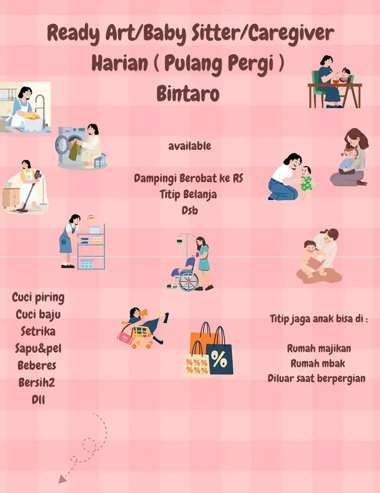 Art/babysitter/caregiver harian PP