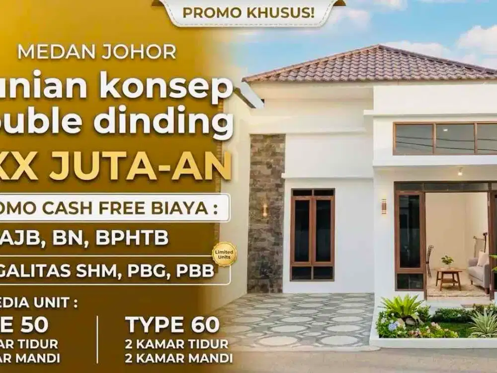RUMAH DOUBLE DINDING DI MEDAN JOHOR