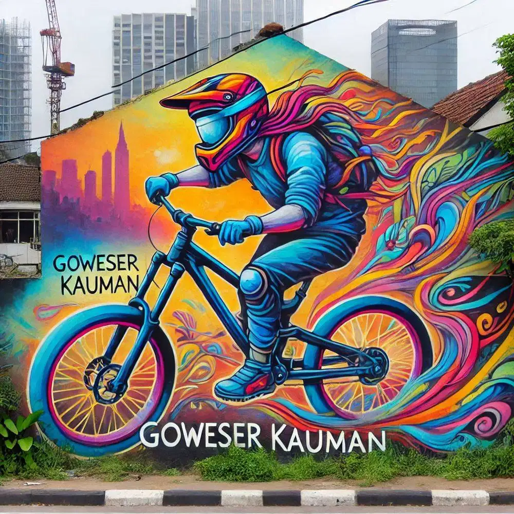Jasa melukis mural 3 D di tembok Sekolah, Kafe, Bengkel & Hotel