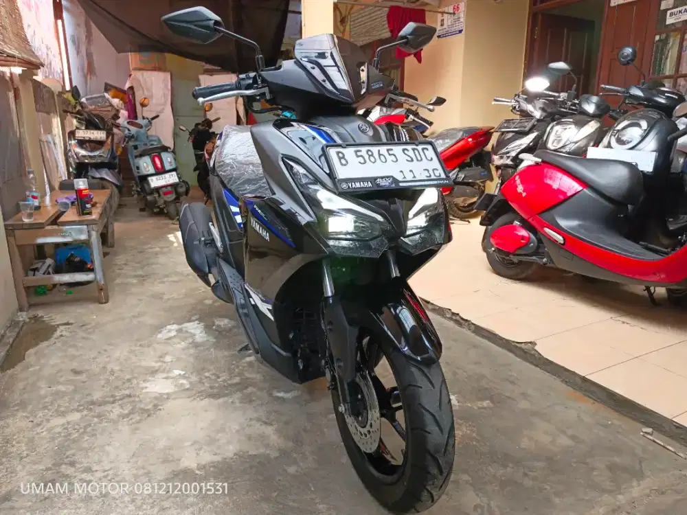 KM 4RB YAMAHA AEROX ALPHA 2025 BLN 11 BS TT 2024 DI CILEDUG HARGA PAS