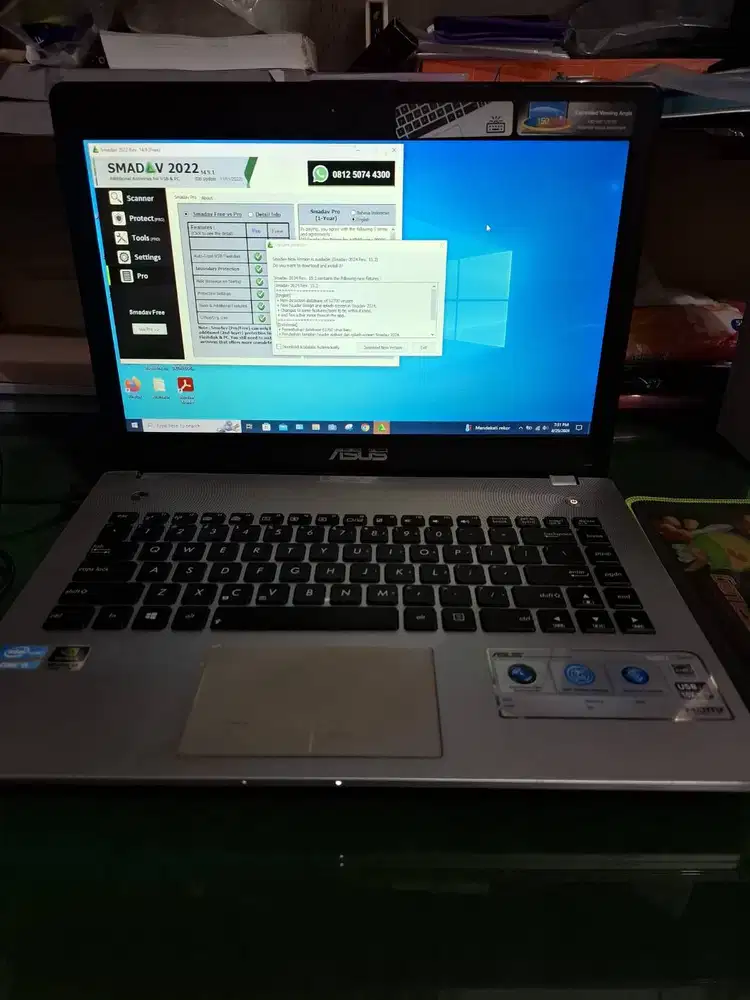 JUAL LAPTOP SECOND ASUS N46VJ KONDISI ISTIMEWA