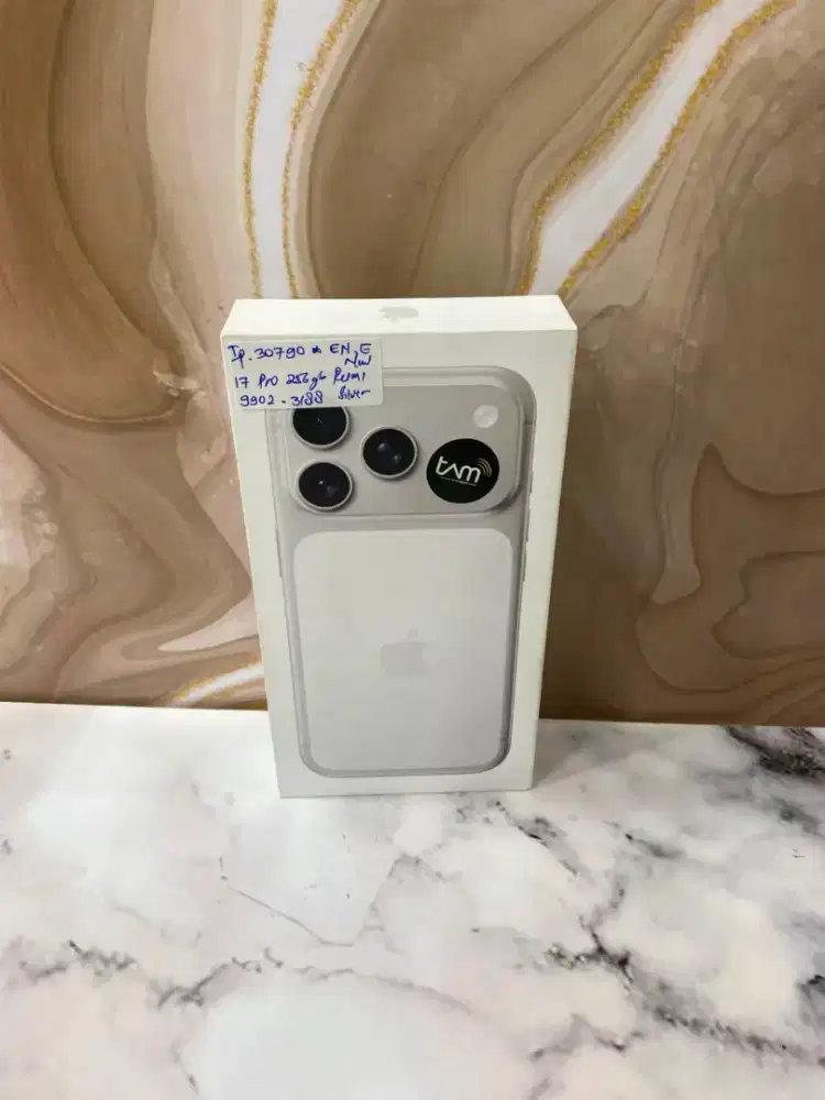 iPhone 17 Pro 256gb Silver New Resmi