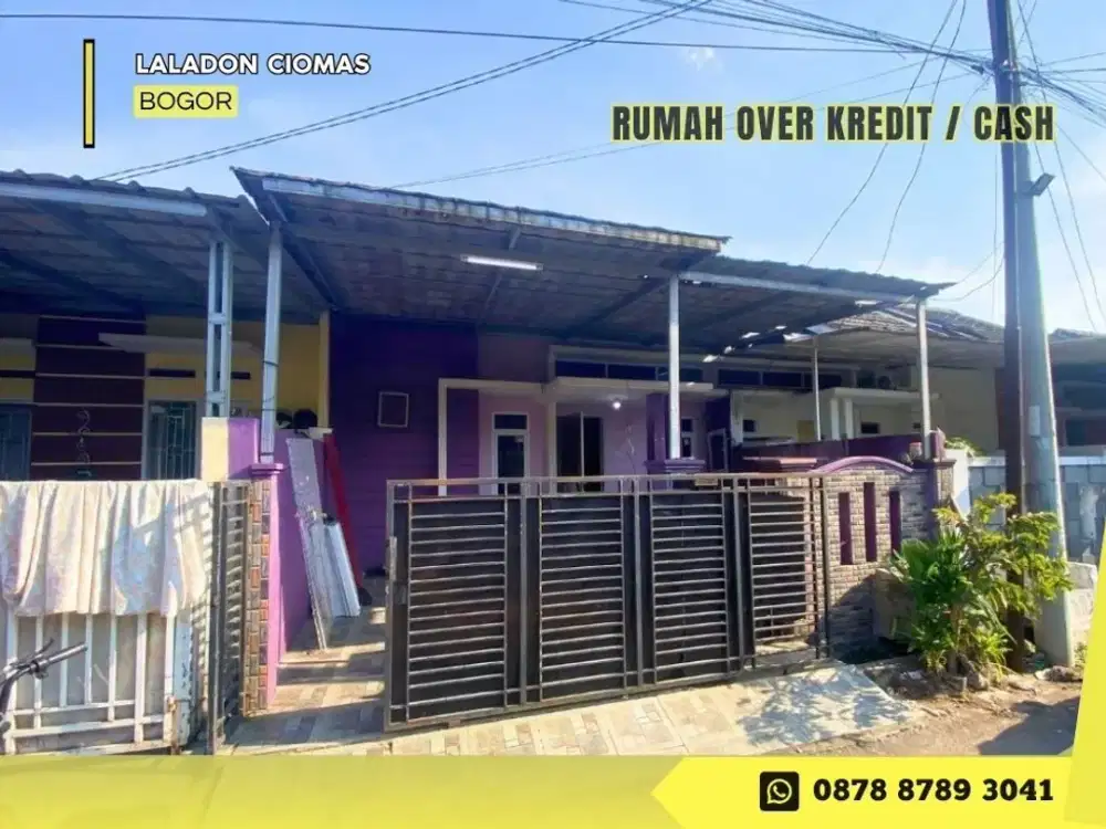 Jual Rmh Take Over sisa 8 Thn Lg 79JT di Mulia Residence 2 Ciomas bs CASH