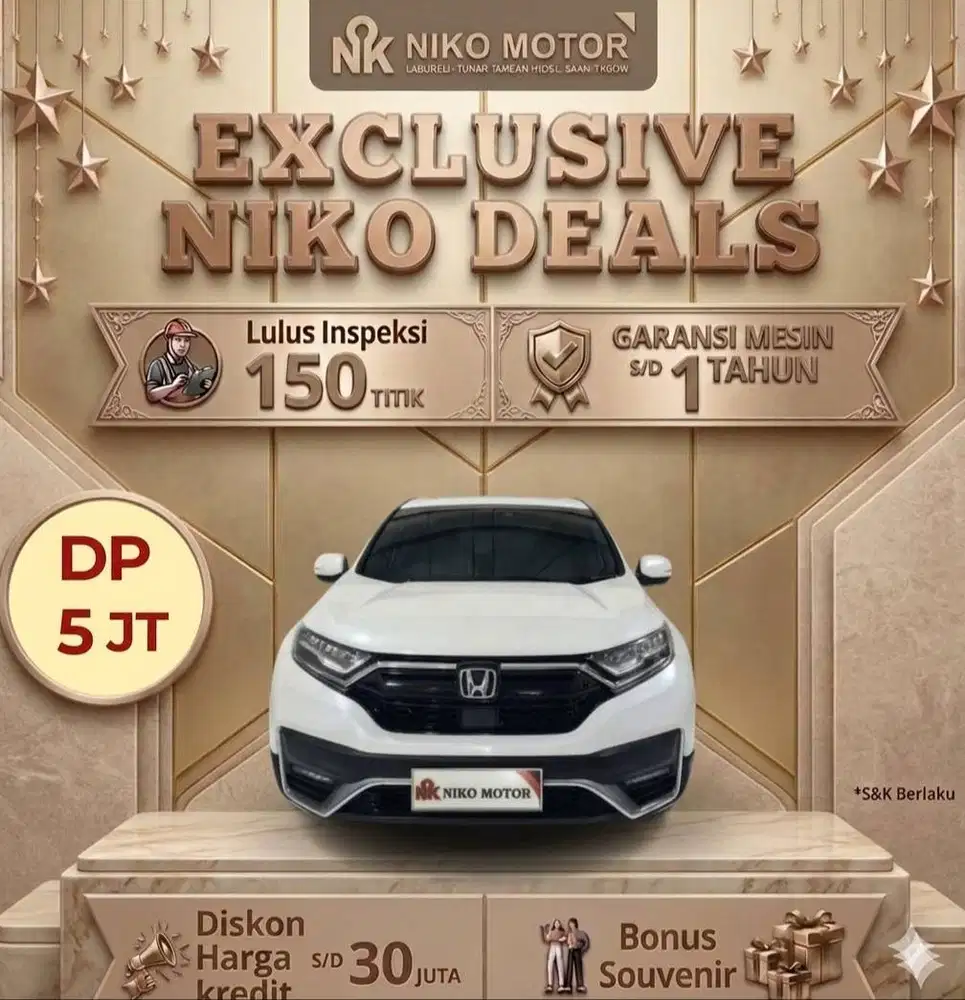 (ANTIK KM21RB) CRV PRESTIGE SENSING 2022 AT :2023|2024