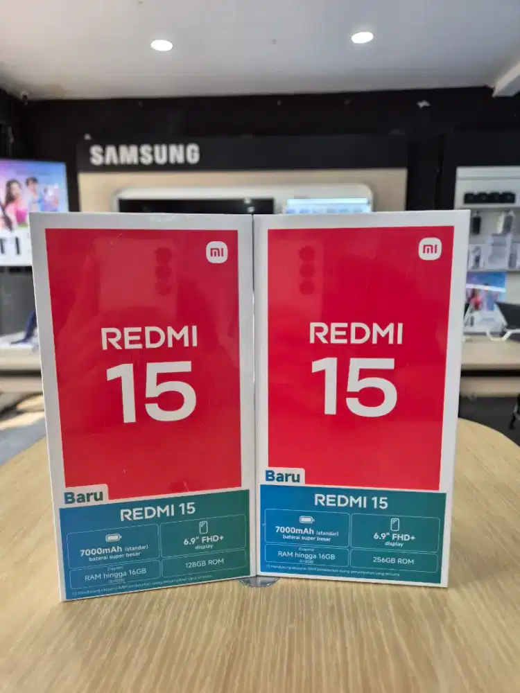 Promo Redmi 15 256GB New Grs Resmi