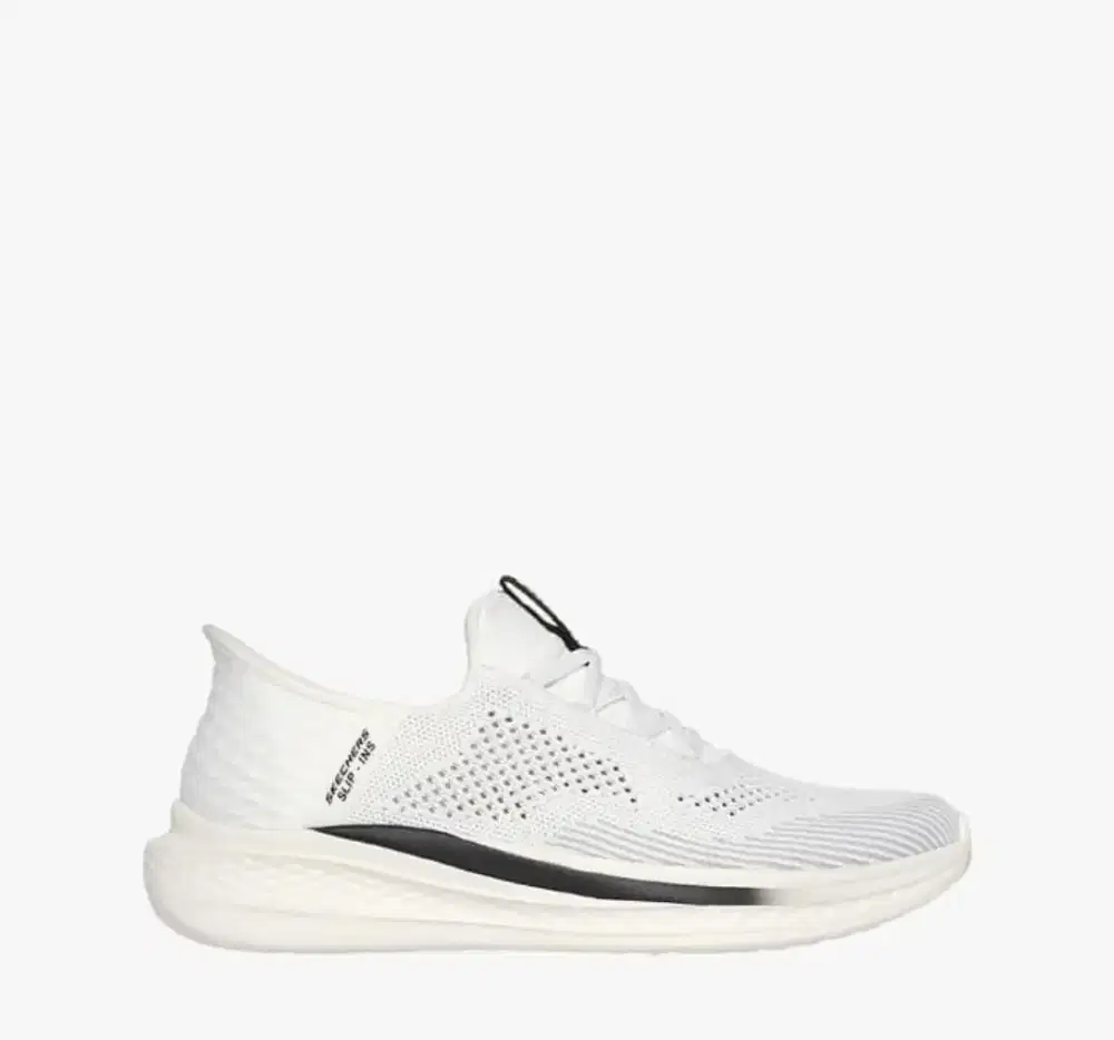Sepatu Skechers Slip-Ins Slade Quinto Men White 100% ORIGINAL
