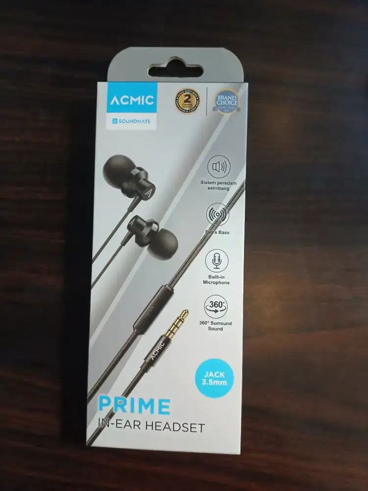 ACMIC PRIME In-Ear Headset Earphone Earbud