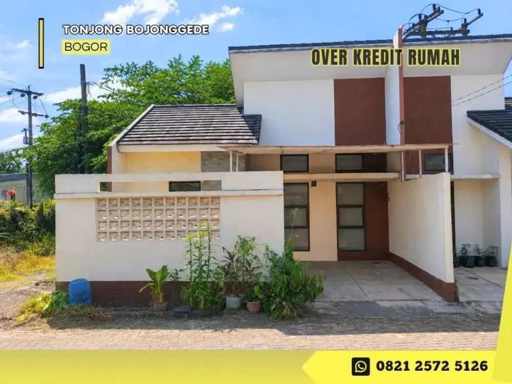 Jual MURAH Rumah Over Kredit HOOK 39JT dkt Stasiun di The Andalusia Residence