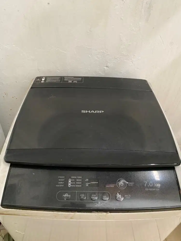 Jual mesin cuci sharp ESG876PGY