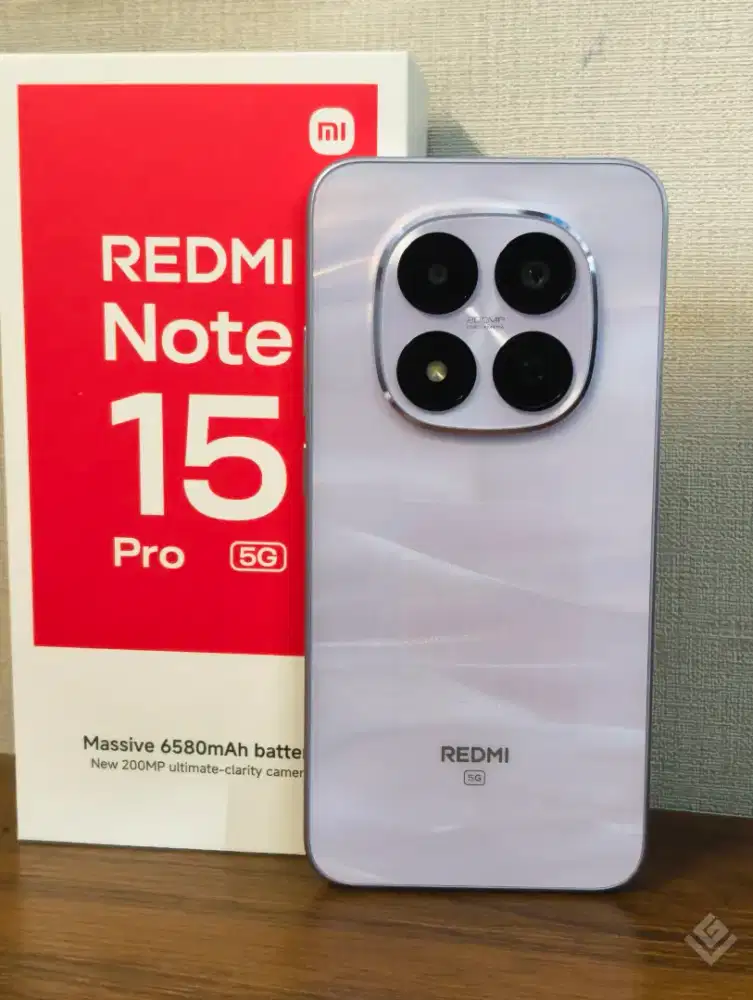 Redmi Note 15 Pro 5G 8+8/256 New resmi- Open box saja