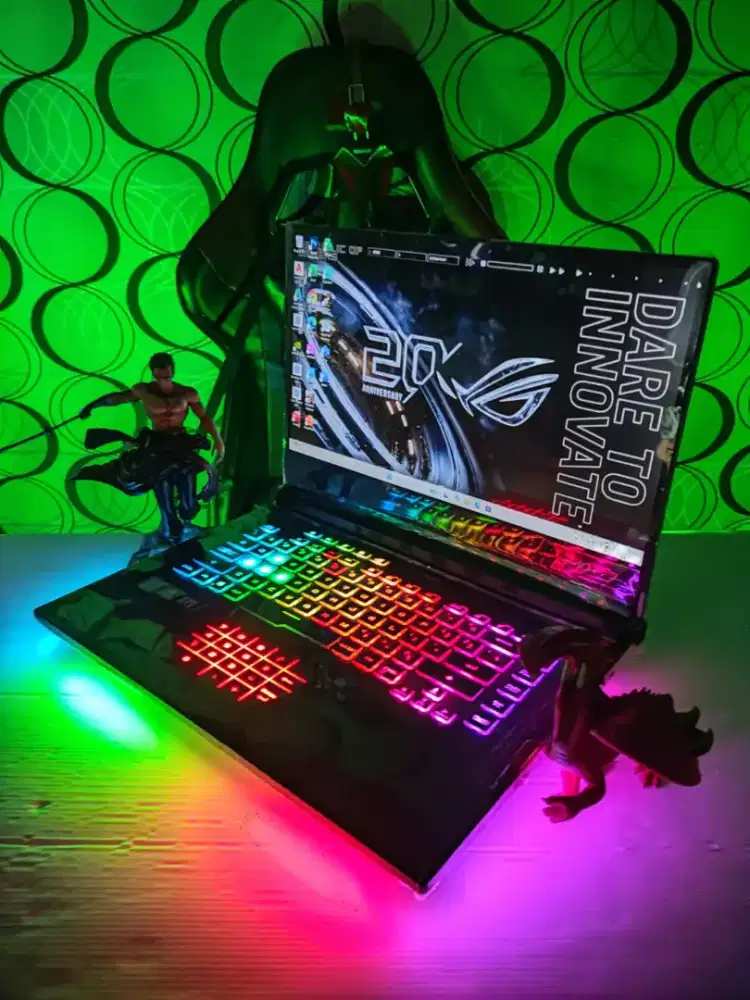 [NVIDIA RTX 6GB] Laptop Gaming Asus ROG STRIX Core i7 Ram 16Gb/Ssd 512