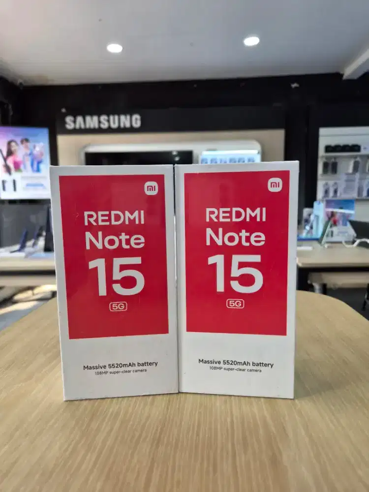 Promo Redmi Note 15 5G 12/512GB New Grs Resmi