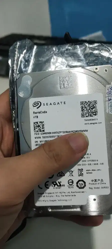 SSHD Barracuda 4TB Official Seagate