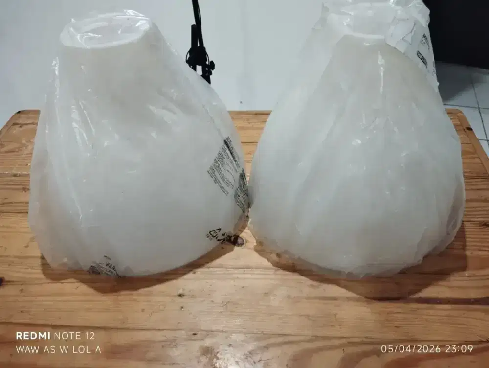 2 Lampu ikea putihhh
