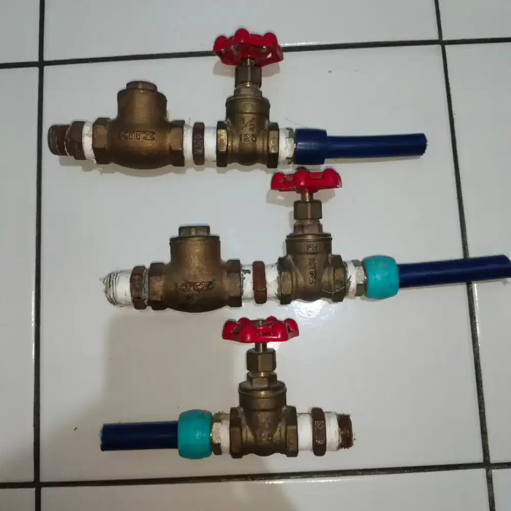 Stop kran dan check valve 1/2 inch merek KITZ