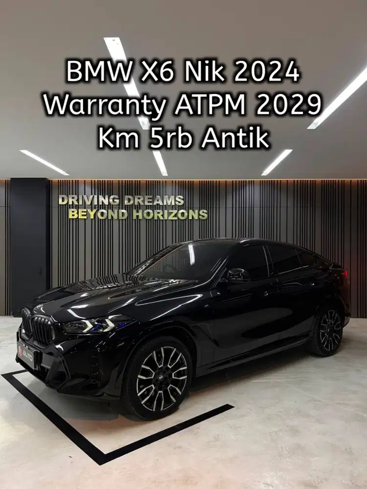 BMW X6 2024 Hitam New Profile ID-8 Km5rb B1024JCC