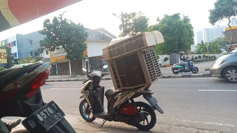 Tampung AC bekas/rusak