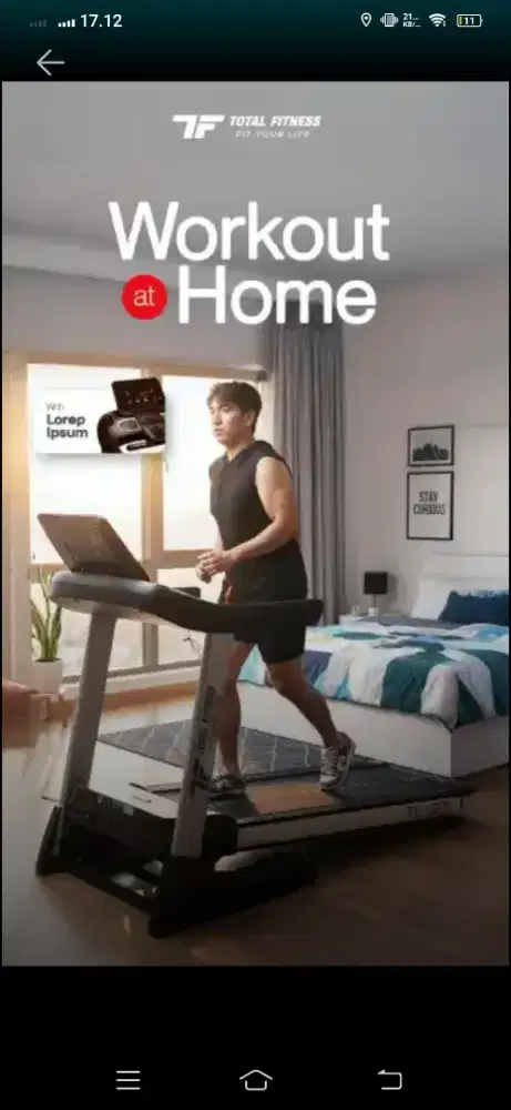 Promo treadmil eletrik jumbo terbaru