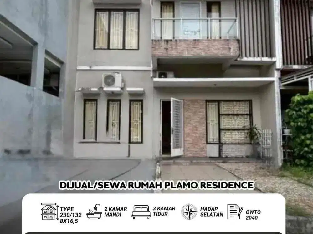 Dijual Rumah Plamo Garden Batam Center