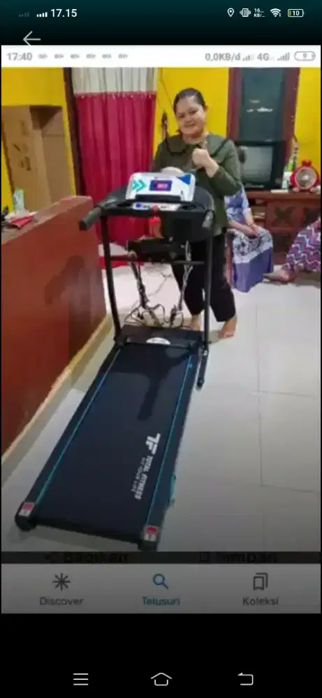 Promo treadmil eletrik multifungsi