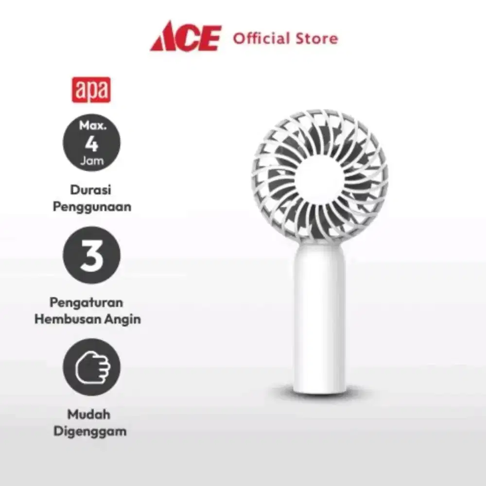HARGA PROMO: Kipas Angin Genggam/ Handy Fan APA Ace Hardware
