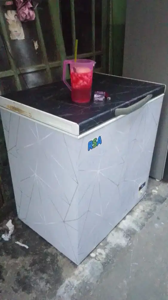 Frezer box RSA  200 ltr Original GRATIS ANTAR Nego