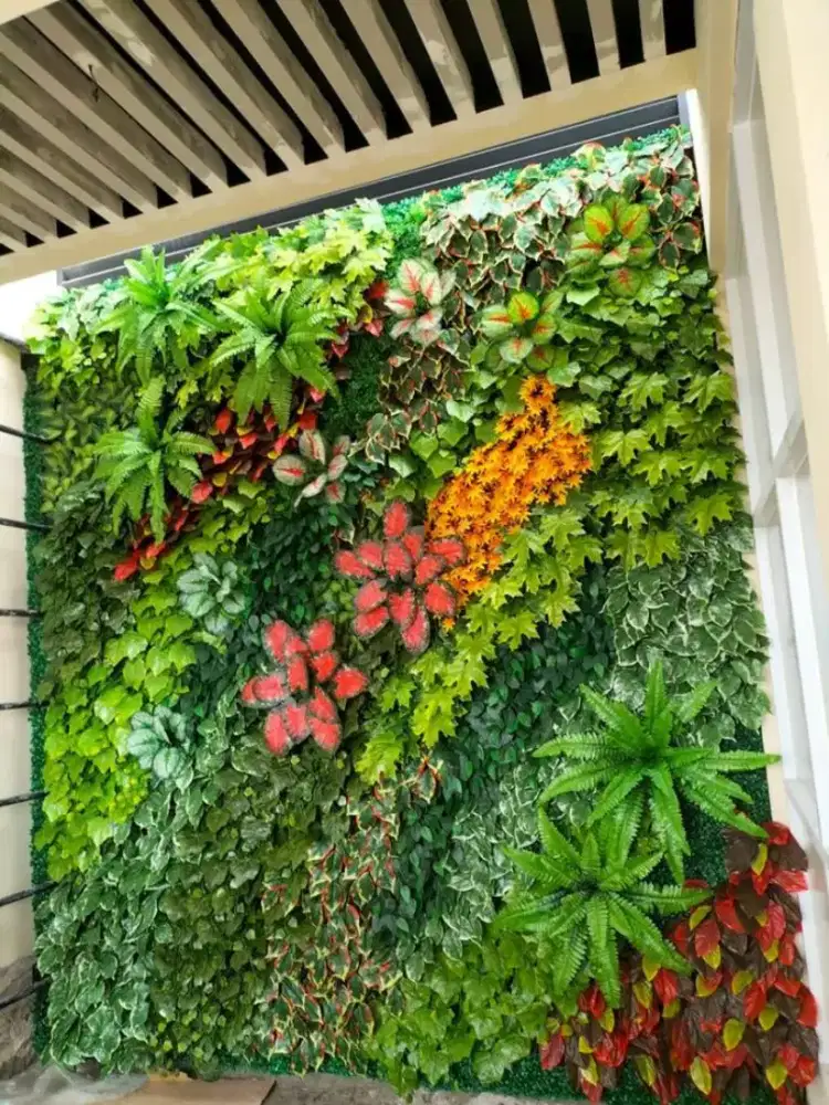 taman vertikal sintetis sawangan Depok