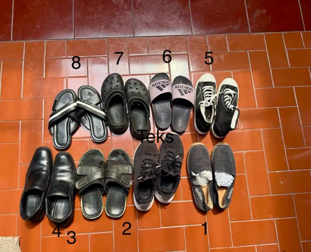 Dijual sepatu dan sandal branded original