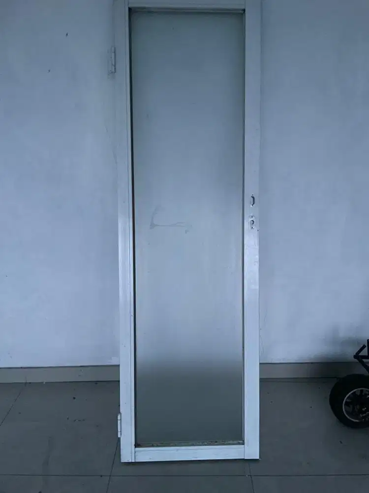 Pintu kaca alumunium asli kaca burem