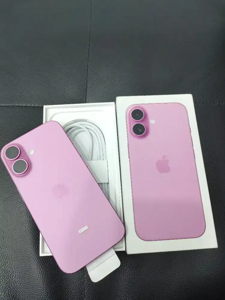 iPhone 16 Pink 128GB Garansi Resmi iBox Like New