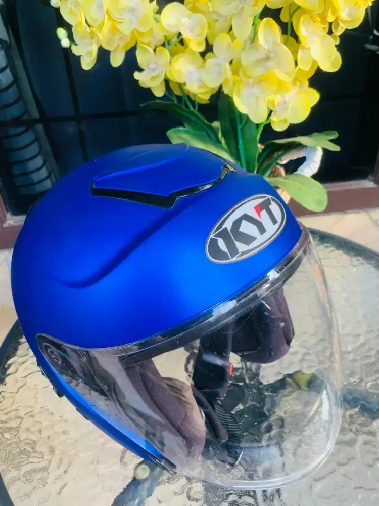 Helm Kyoto blue doff size L