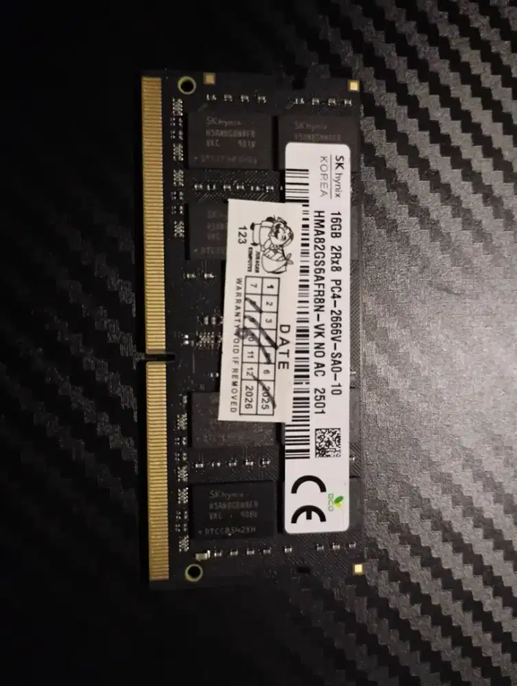 RAM Laptop DDR4 16GB (8x2) SODIMM 2666Mhz