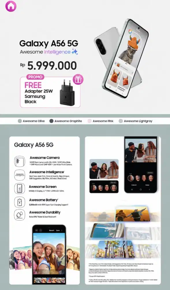 Samsung Galaxy A56 5G 8GB / 256GB