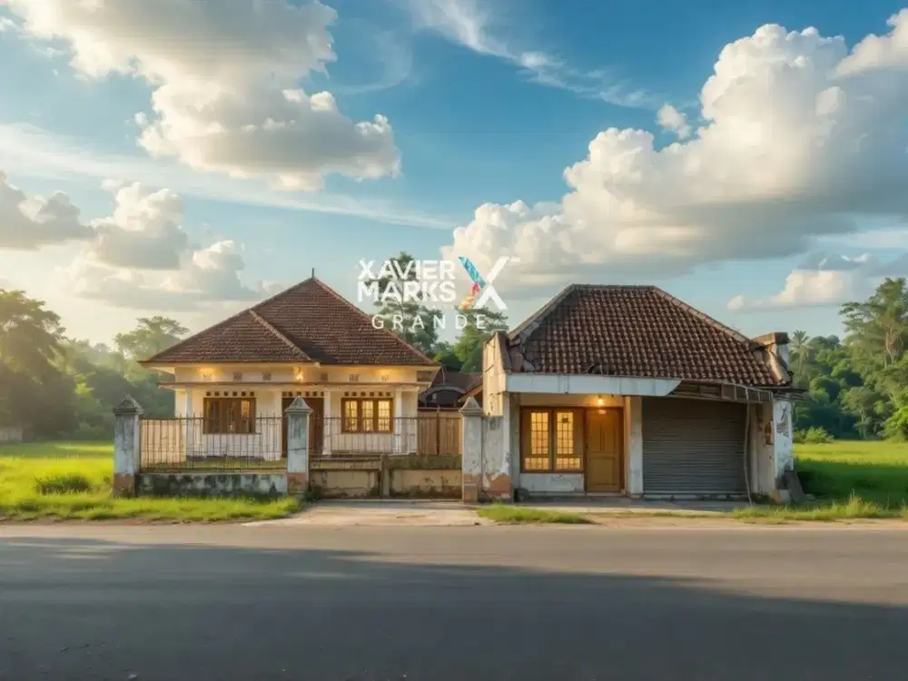 Dijual Rumah Luas Strategis Tepi Jalan raya di Jl Trunoyo Gondanglegi Malang