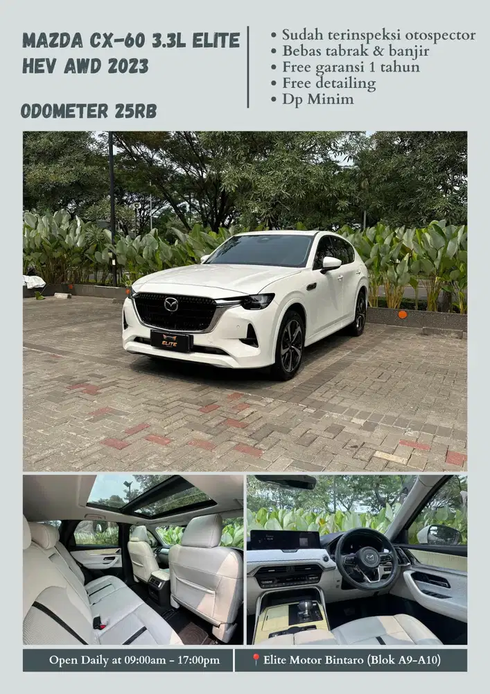 Mazda CX-60 3.3L ELITE HEV AWD 2023