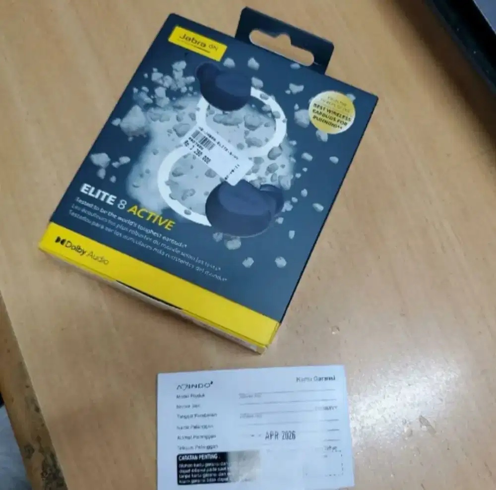headset bluetoothjabra elite 8 active original  bukan sony jbl bose