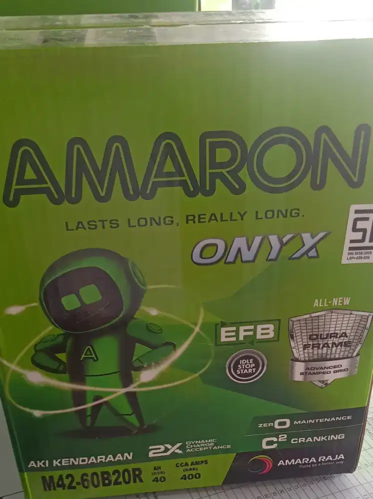 Aki Mobil Rush GR ISS Amaron M42  Tukar Tambah
