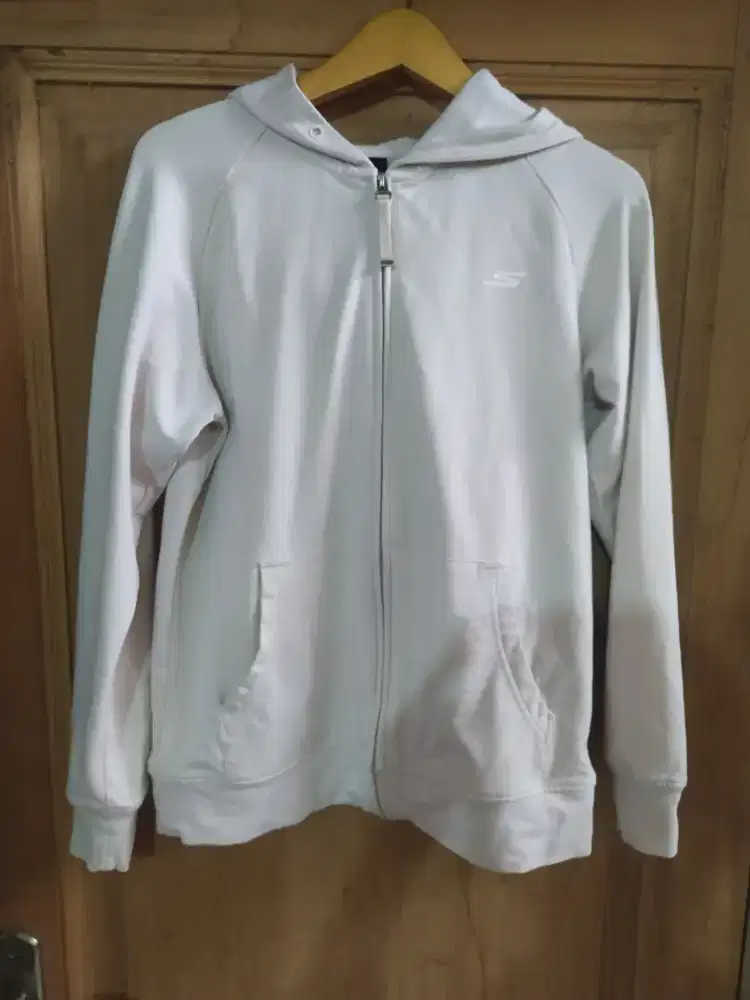 jaket running santai skechers women original second pribadi
