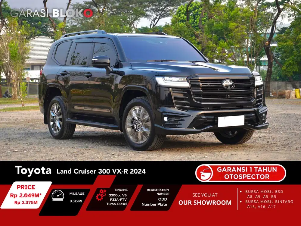 Odo 15rb - Toyota Land Cruiser 300 VX-R 4x4 2024