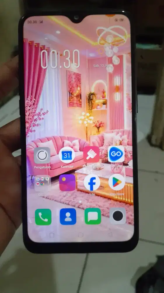 Oppo A5s 4G 3/32 layar 6.3 inchi mulus