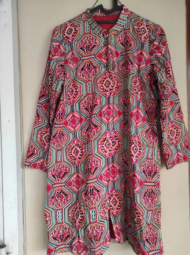 Baju Dress Blouse Batik