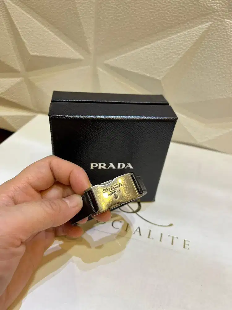 PRADA SAFFIANO LEATHER BRACELET ORIGINAL