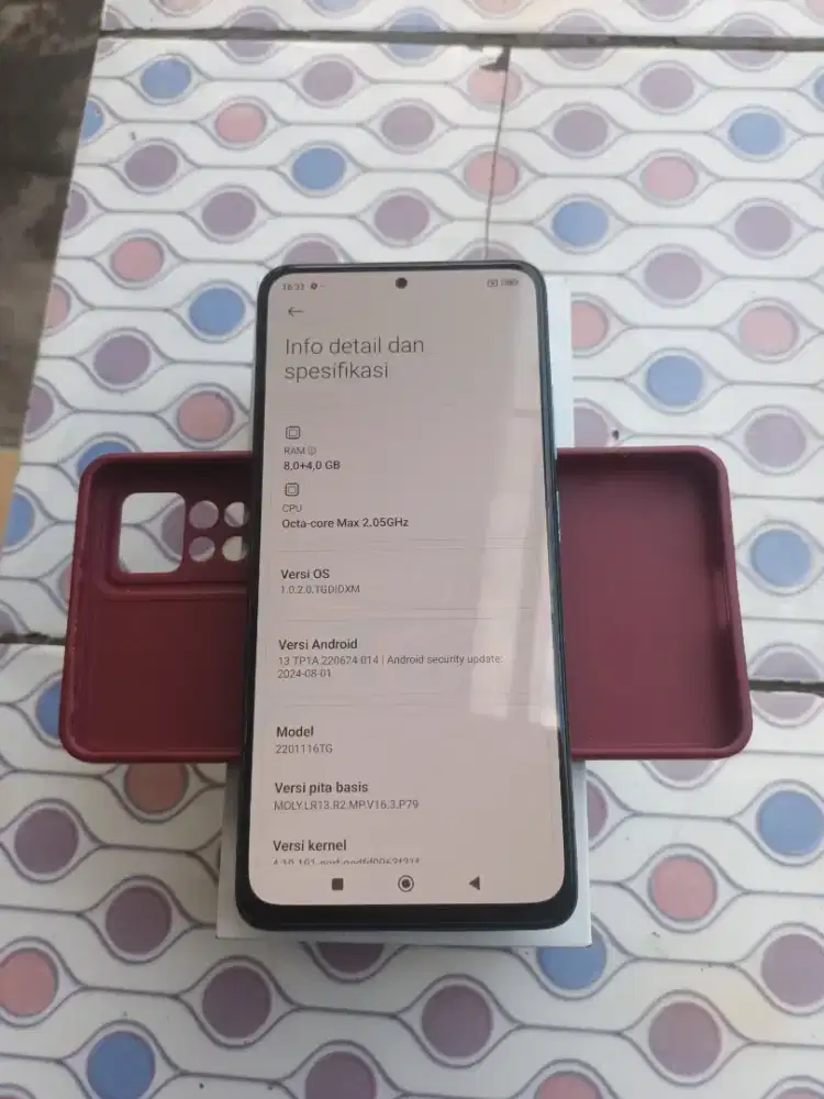 Redmi note 11 pro Nfc 8+4/128 fullset no minus