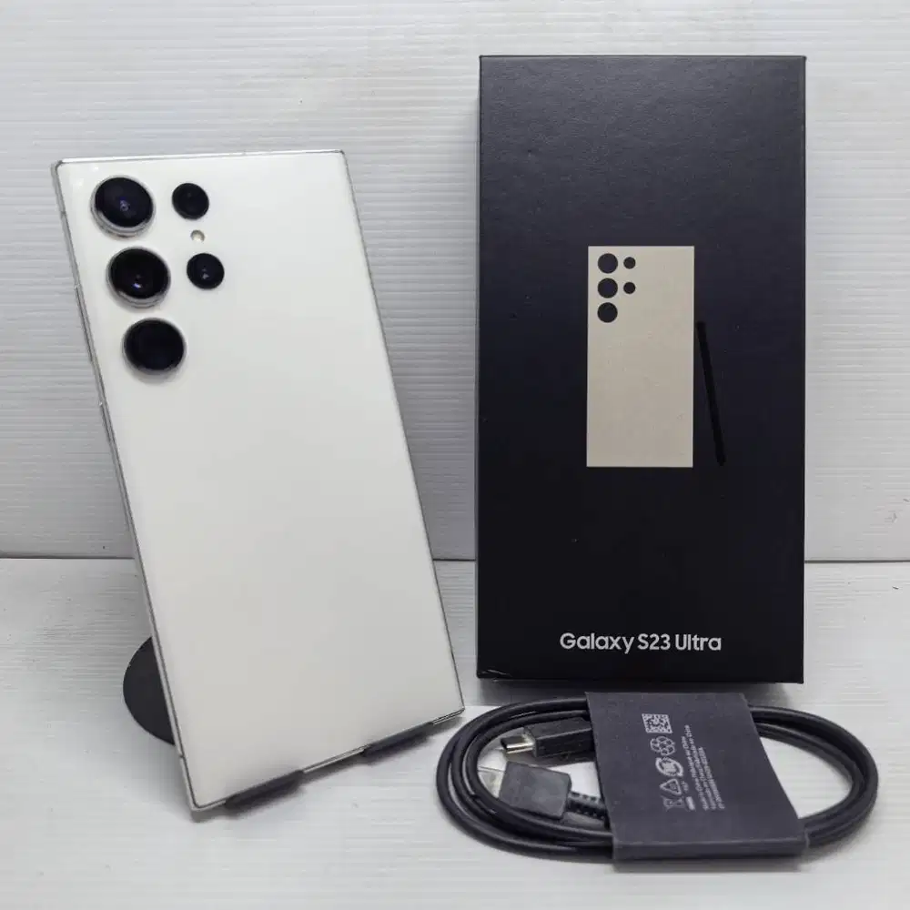 HOT SALE! FULLSET SAMSUNG GALAXY S23 ULTRA 5G 12/256 SEIN RESMI  CREAM