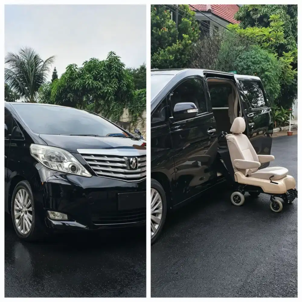 Alphard Welcab 2010 (Kursi Roda Asli CBU japan)