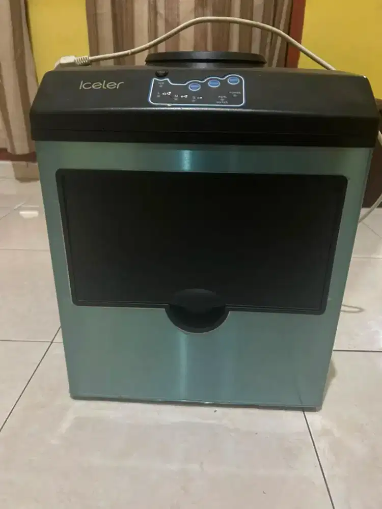 Ice Maker Iceler 30KG ICR-30BG Portable Mesin Es Batu Kristal Bekas