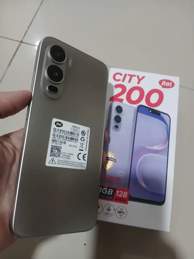 itel city 200 ram 4+8/128gb