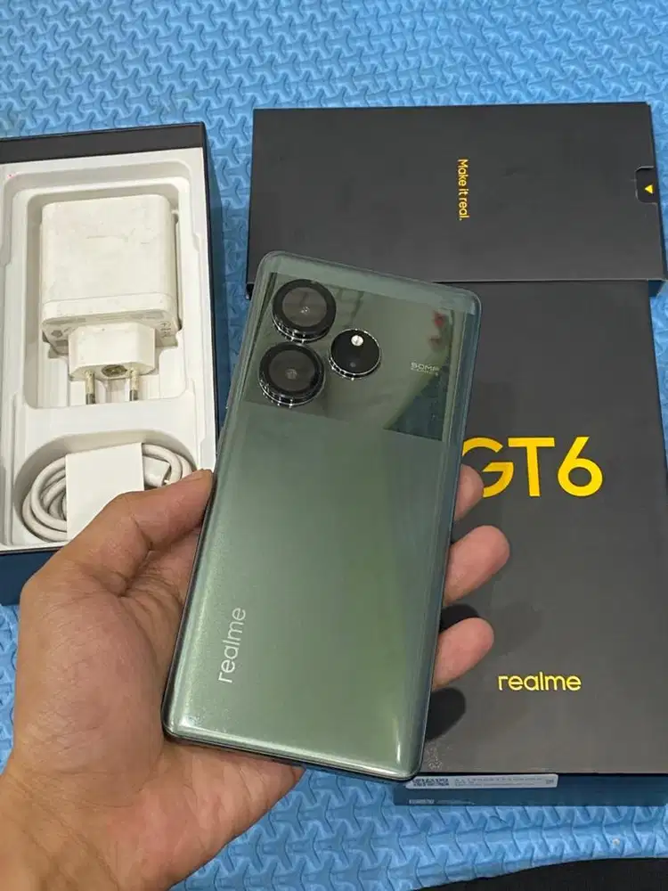 realme GT6 12/256 fullset original mulus no minus