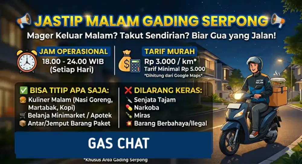 JASTIP Jasa titip malam